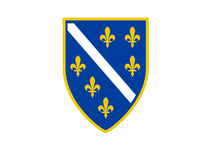 Bosniska Liljan flagga