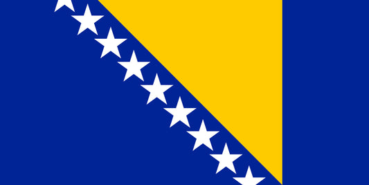 Bosnien & Hercegovina Flagga