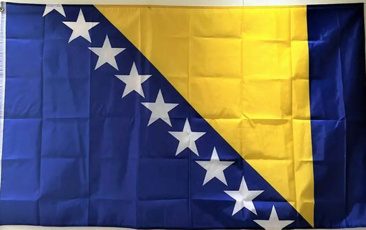 Bosnien & Hercegovina Flagga